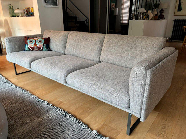 Housse de canapé sur-mesure en tissu Skomer